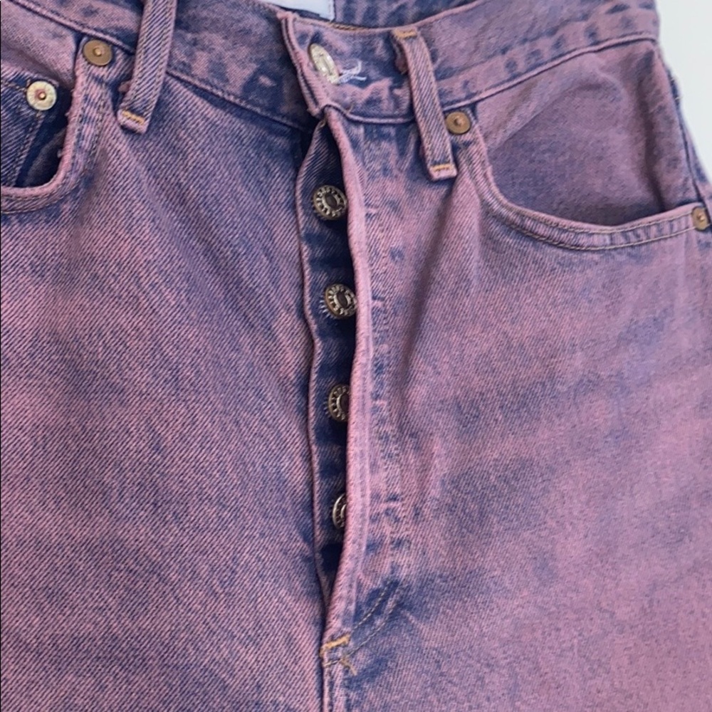 Agolde Riley High Rise Straight Crop Jeans - Picture 10 of 10